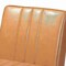 Baxton Studio Daymond Mid-Century Modern Tan Faux Leather and Walnut Brown Finished Wood Dining Chair 186-11353-Zoro - alternate 5